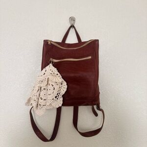 Portland Leather Brown Leather Backpack